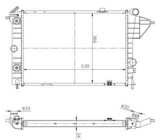 WILMINK GROUP wg1721617 -  Радиатор, охлаждение двигателя